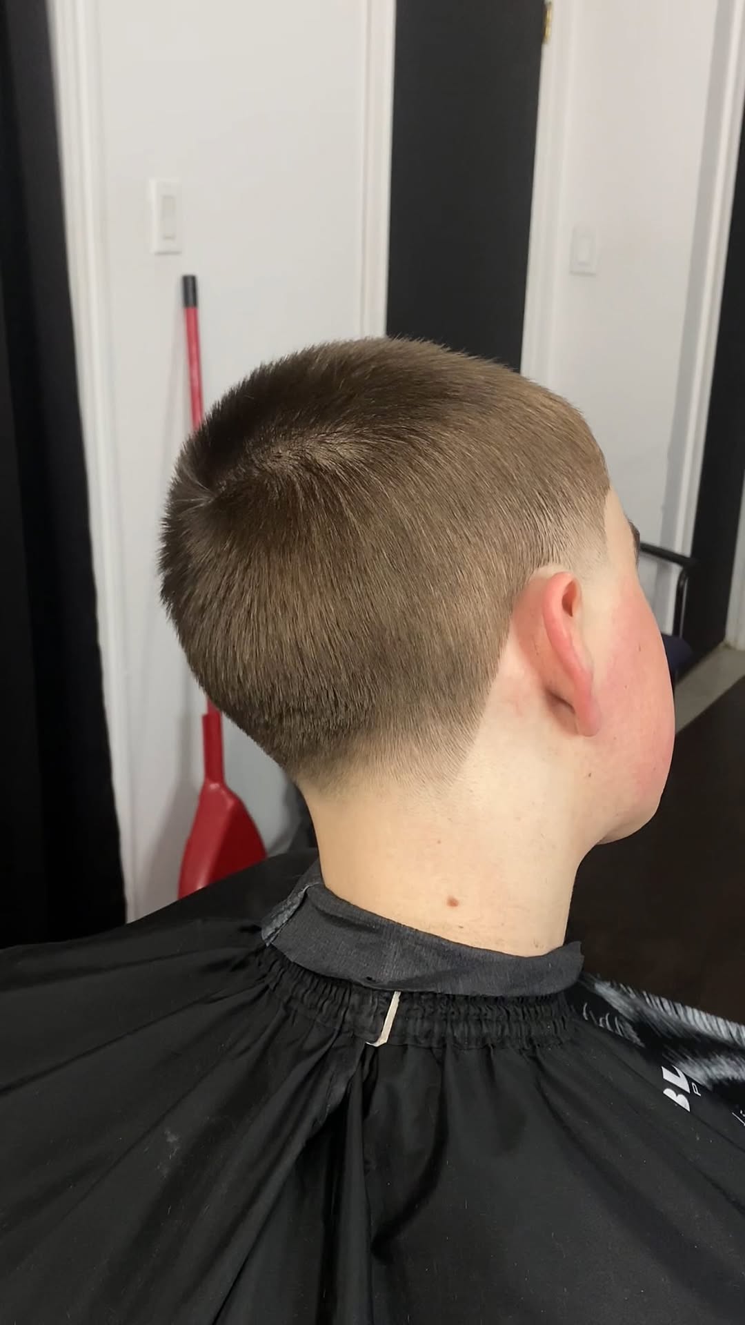 Kids haircut clean taper at KLUTCH Barbershop Montreal